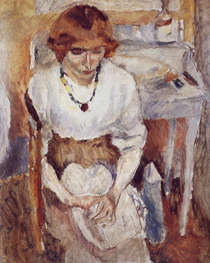 Jules Pascin Portrait of Aiermina